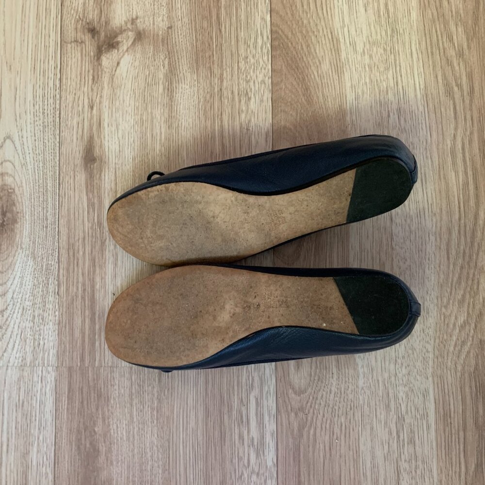 Saks Fifth Avenue Leather Ballet Flats Made in Italy - Picture 11 of 12